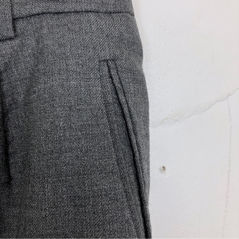 Vintage high waisted grey wool trousers mom pants petite cropped - Picture 8 of 8